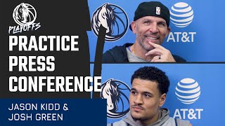 Jason Kidd &amp; Josh Green | Practice Press Conference | 05/17/24