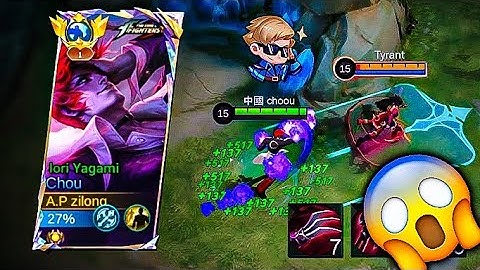 Global Chou Unlimited True Damage Build 2025!!💀 (must try)
