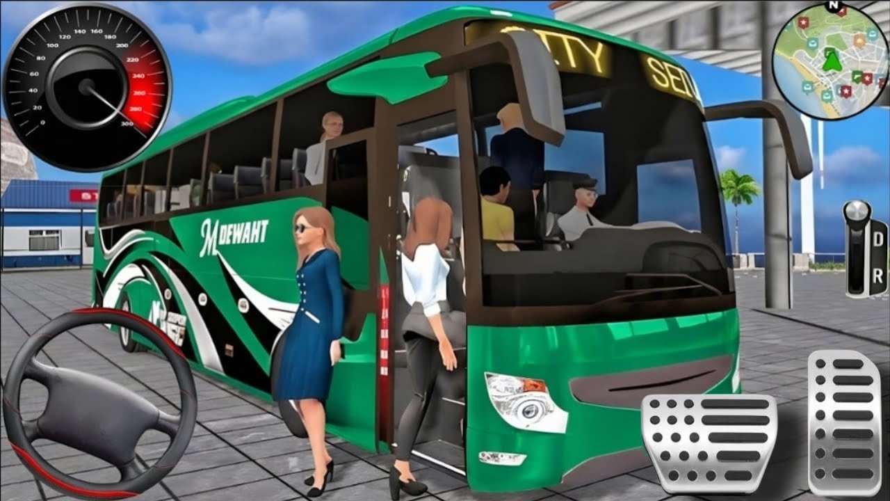 💥 Uphill Offroad Bus Driving Simulator - Android Gameplay