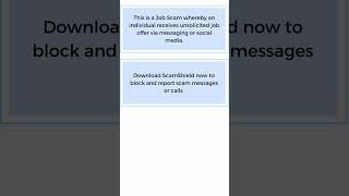 Beware of Job scams