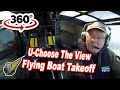 360° Cockpit: Catalina PBY-5a Flying Boat Takeoff