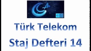 Staj Defteri 14 - X.25 - WAN Servisleri ve Özellikleri (Türk Telekom)