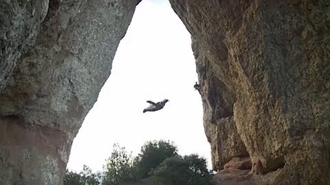 Unbelievable Wingsuit Cave Flight! Batman Cave, Al...