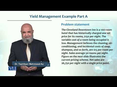Yield Management Example Part A | Production / Operations management MGT713_Topic164