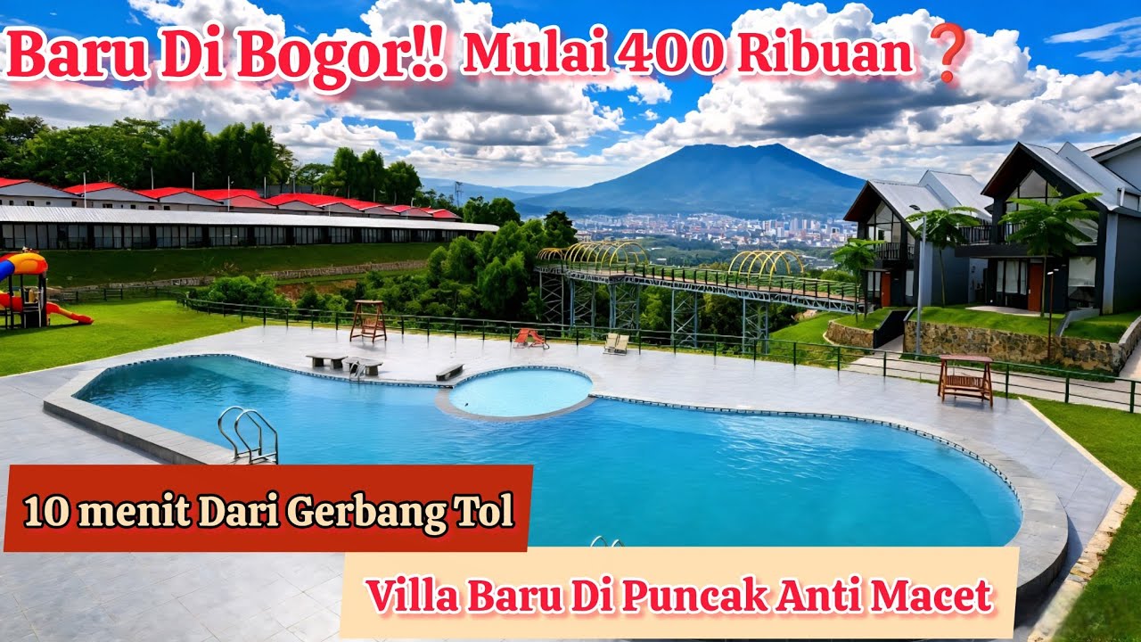VILLA, Resort Di Puncak Bogor, Anti Macet | Wind Hill Mountain View Resort