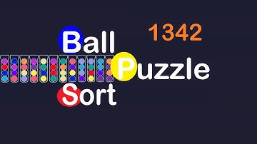 Ball Sort Puzzle Level 1342 🎯 All level without extra tube 😂Game Walkthrough😘