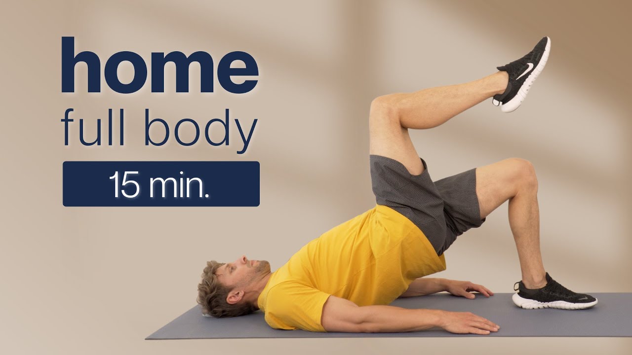 15 Minute Full Body Workout at Home (No Equipment)
