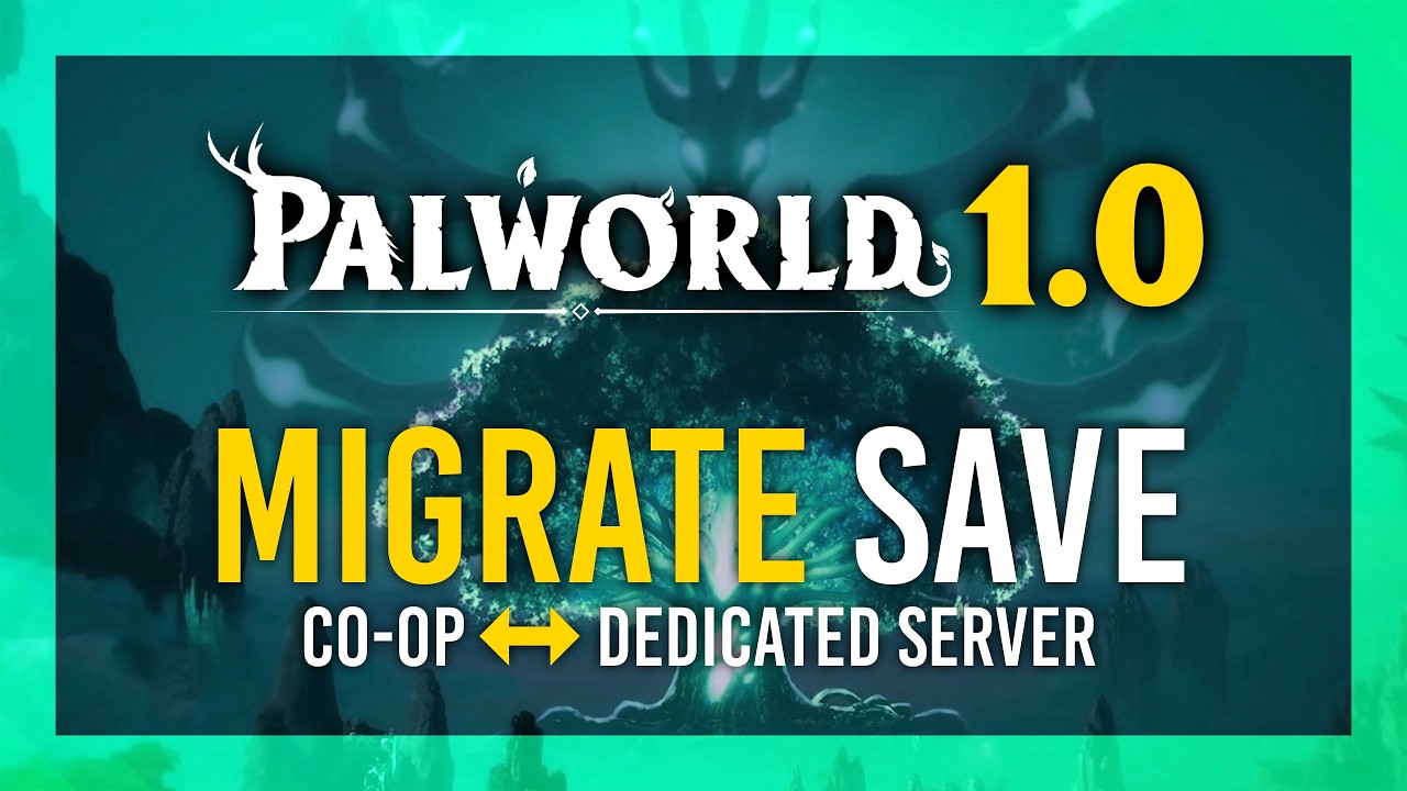 EASY: Migrate Co-op save to Dedicated Server | Palworld 1.0 thumbnail