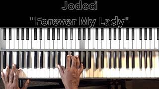 Video thumbnail of "Jodeci "Forever My Lady" Piano Tutorial"