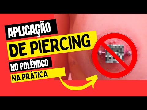 Piercing no mamilo na prática