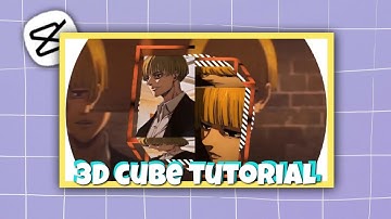 Advanced 3D cube you could actually make on capcut || tutorial