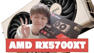 AMD RADEON RX5700XT MSI レビューとベンチマーク【4万円代でRTX2070相当！？】