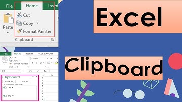 How To Use Clipboard To Copy & Paste Several Items In Excel 2007/2010/2013/2016- In Hindi