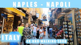 NAPLES ( Napoli) -  Italy 4K Walking Tour Part 1