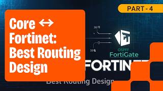 Routing Between Core Switch and Fortinet Firewall | Best Design Explained | Part -4