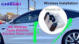 Hawknavi Tesla Model 3 Y Soft close Electric Suction Door Lock Installation Guide screenshot 4