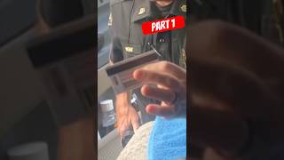 D.O.T officer GRABS his 🔫  because this driver asked a question #cdl #trucker #truckdriver