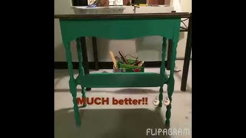 Redoing an old console table!