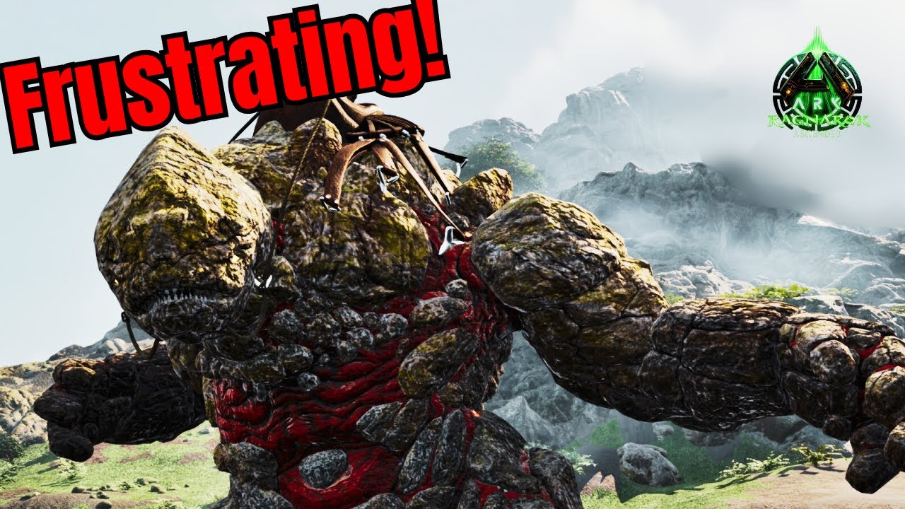 My Frustrating Time Taming a Rock Elemental!! - Ark Ascended Ragnarok ...