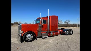 SOLD SOLD SOLD Custom 2024 Peterbilt 389 63" Stand Up Sleeper  565 X15 Cummins Car Hauler Suspension