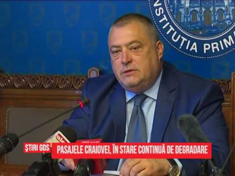 Pasajele Craiovei, în stare continuă de degradare