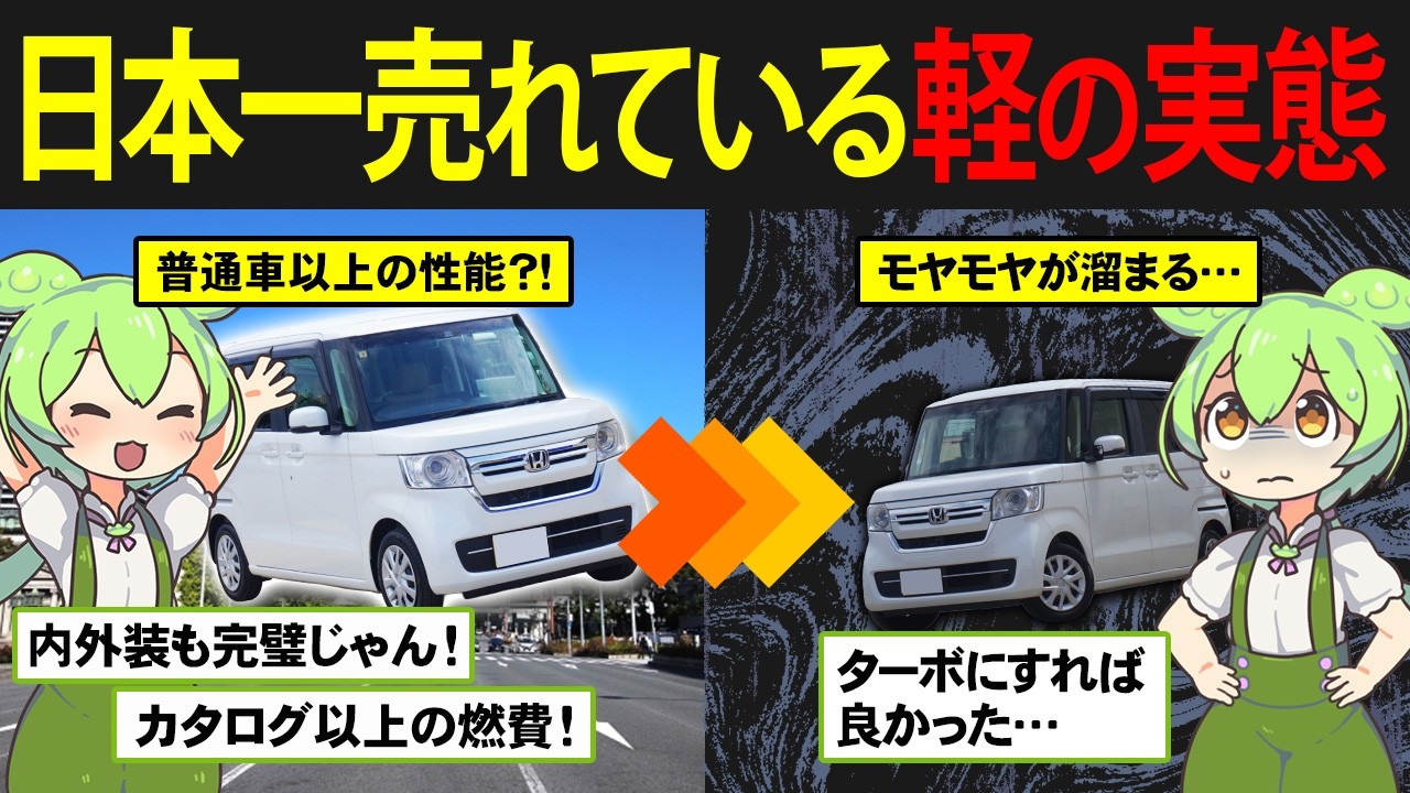 日本で最も売れた軽自動車！新型Ｎ BOXを購入したずんだもんの末路