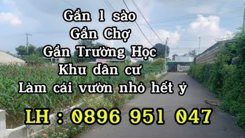 Cần vốn làm ăn Chị Trình kêu bán lô đất gần Ủy Ban Xã khu dân cư gần Chợ đầy đủ tiện ích .
