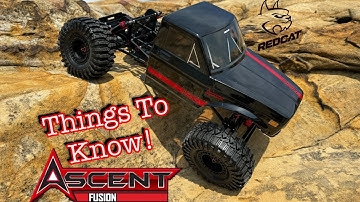 Redcat Ascent Fusion Upgrade you didn’t know about! And Things to know!