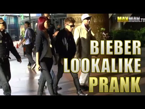 Justin Bieber look-alike mall prank Asian edition by Maxmantv