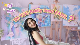 Cheap Easel alternatives for Beginners 🙂+ My Easel Collection ✨