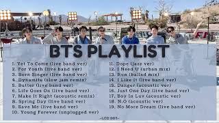 BTS PLAYLIST – LIVE BAND, ACOUSTIC, JAZZ, BALLAD