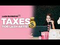 LivBay Lash Business Tips - Taxes for Lash Artist