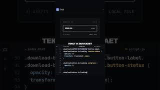 Animated loading component in pure CSS and JS! #frontend #javascript #html #css