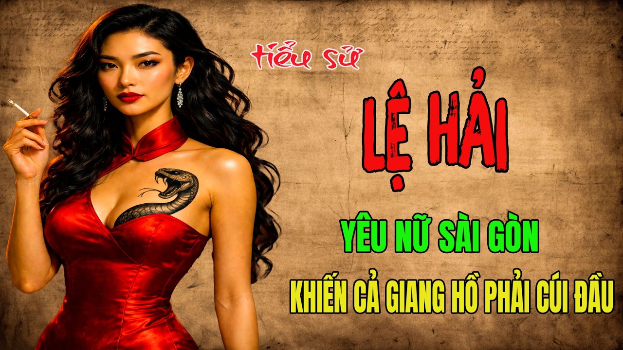 LỆ HẢI : Tiểu Sử Yêu Nữ Sài Gòn - Khiến Cả Giang Hồ Phải Cúi Đầu | Bụi Đời Audio