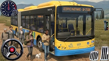 Luxury Coach Bus Simulator 3D - Real Public Transport Simulator 2025 - Bus Game Android Gameplay