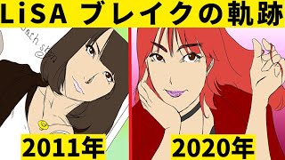 【マンガ】LiSA ブレイクまでの軌跡～岐阜県出身→上京→武道館ライブ→紅蓮華→紅白→現在【リサ 漫画で解説】