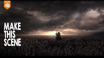 Make this epic scene in a few minutes using blender