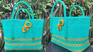 Large size Sivan knot plastic wire Basket,  shopping Basket ,