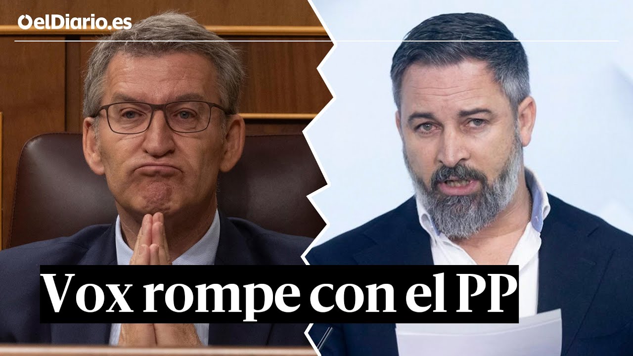 VOX ROMPE con el PP: sale de los gobiernos autonómicos y les retira el ...