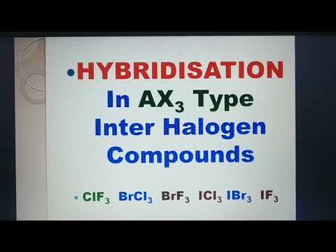 Hybridisation in AX3 type Inter Halogen Compounds - YouTube