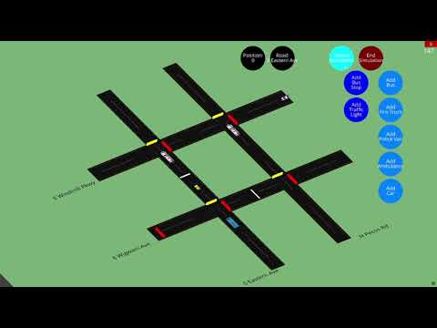 Traffic Simulation App Demo
