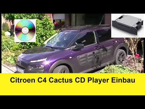 CD Player Einbau Citroen C4 Cactus Anleitung Tutorial | CD Unit installation