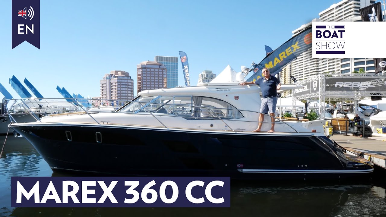 ⁣MAREX 360 CC seen at Palm Beach Boat Show - The Boat Show
