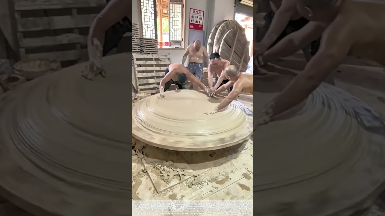 Throwing Scale: Crafting a 2.4-Meter Pottery Jar Base