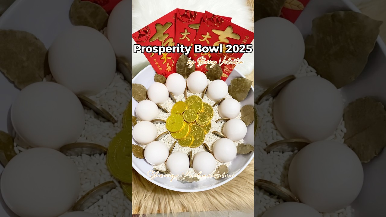 Prosperity Bowl for the New Year 2025 🧧ShengValentin TheValentins 