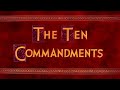 The Ten Commandments 1956 title sequence