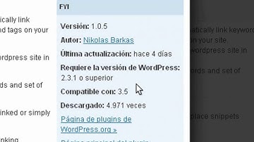 Dandole Poder a Tu Pagina Web: Como Instalar Plugins en Wordpress :. Rh25.com