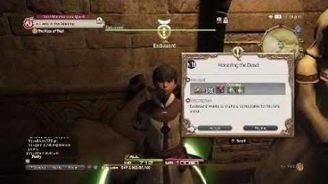 FINAL FANTASY XIV: A Realm Reborn - Eastern Thanalan Side Quest (Lv. 18) - Honoring the Dead