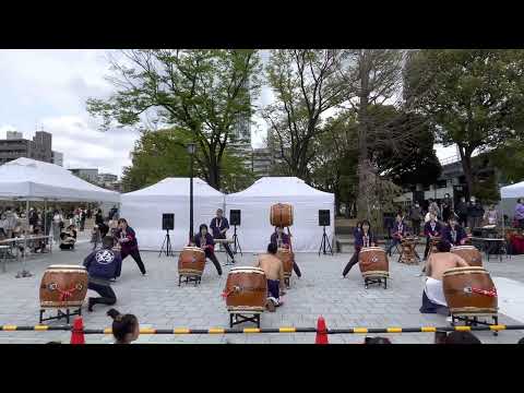 あづま太鼓/2023さくらまつり/墨田太鼓連盟