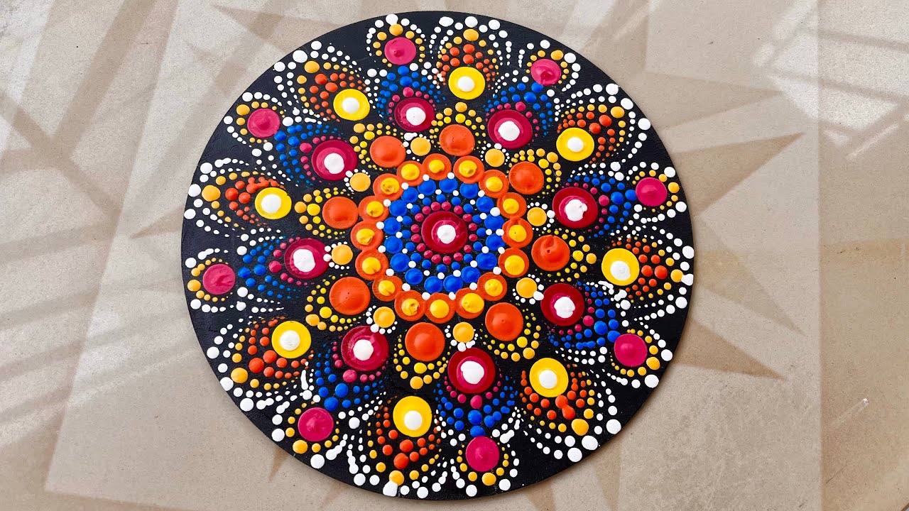 Dot mandala art design for beginners mandala tools review youtube